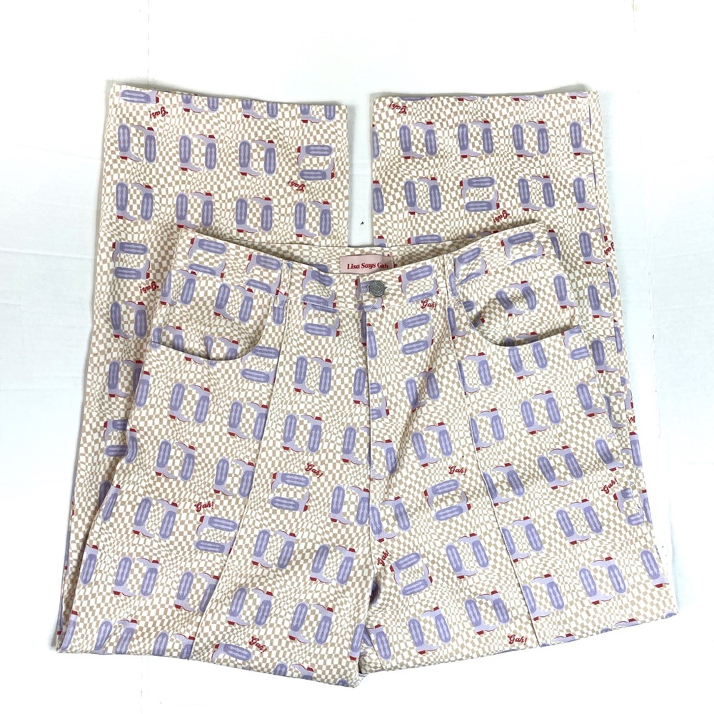 Lisa Says Gah Robyn Jeans in Cowboy Boot Print size 34